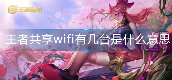 王者荣耀共享wifi有几台是什么意思-共享wifi有几台意思解析